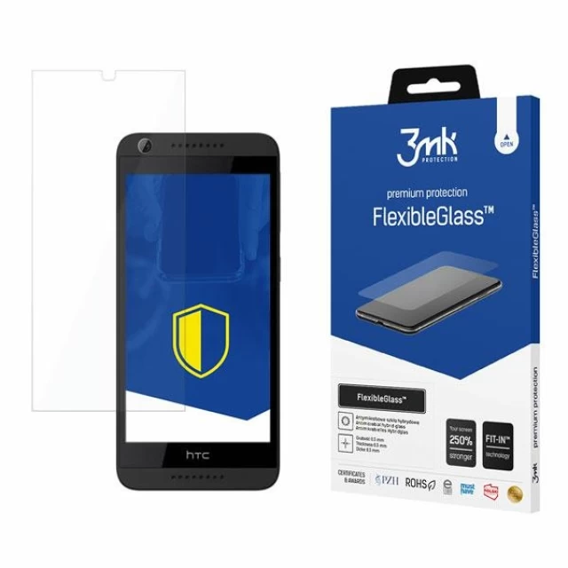 Захисне скло 3mk FlexibleGlass для HTC Desire 626 Transparent (5901571164588)