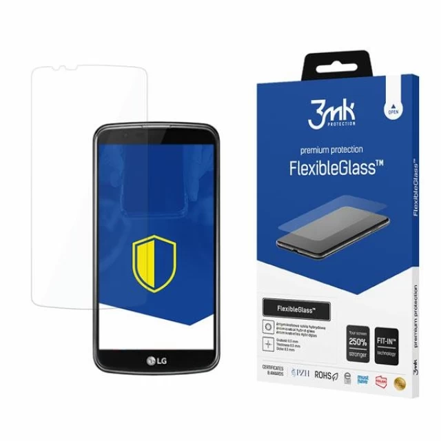 Защитное стекло 3mk FlexibleGlass для LG K10 (K420n) Transparent (5901571167022)