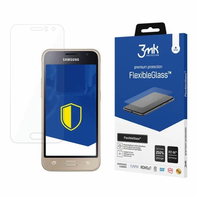 Защитное стекло 3mk FlexibleGlass для Samsung J1 Galaxy (J120) (2016) (5901571174013)