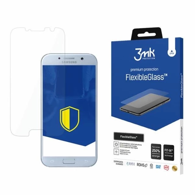 Защитное стекло 3mk FlexibleGlass для Samsung Galaxy A5 2017 Transparent (5901571189628)