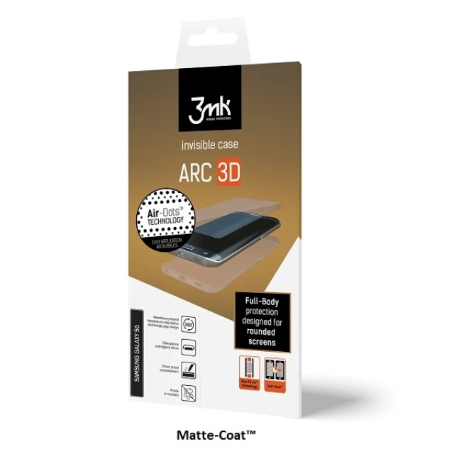 Защитная пленка 3mk ARC 3D FS Matte для Samsung Galaxy A3 2017 (A320) Transparent (5901571189666)