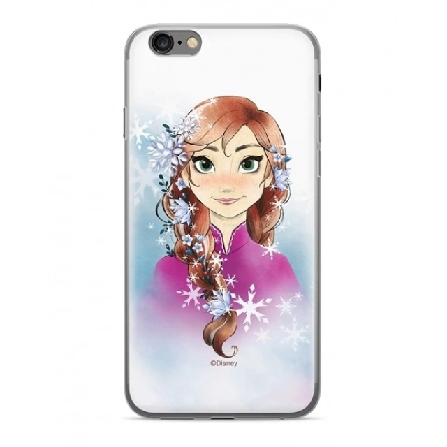 Чехол Disney Frozen Anna 001 для iPhone XS | X White (DPCANNA039)