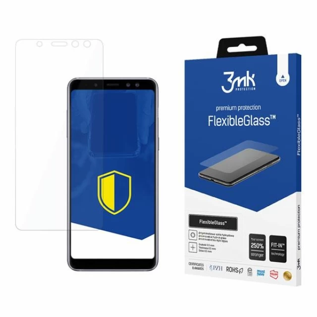 Захисне скло 3mk FlexibleGlass для Samsung Galaxy A8 (A530) (2018) (5903108002288)