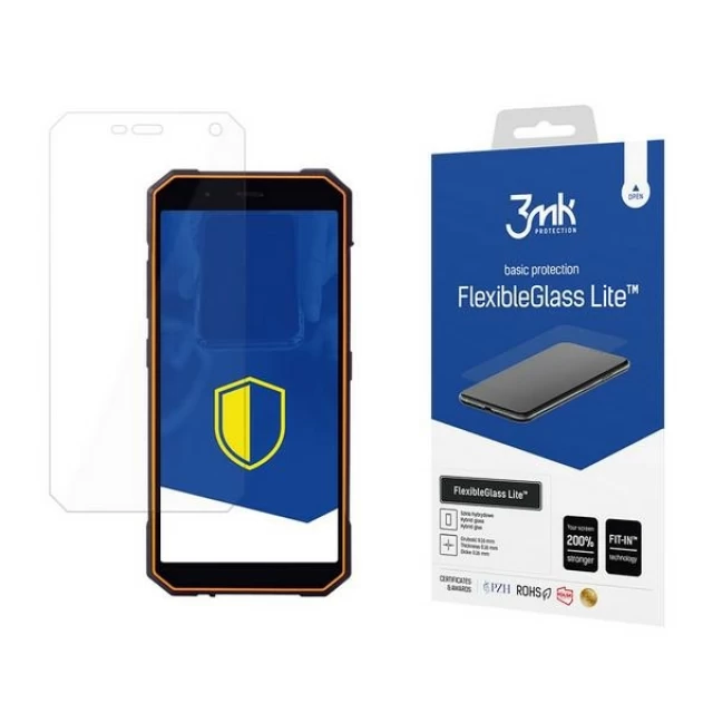 Захисне скло 3mk FlexibleGlass Lite для MyPhone Hammer Energy Transparent (5903108029919)