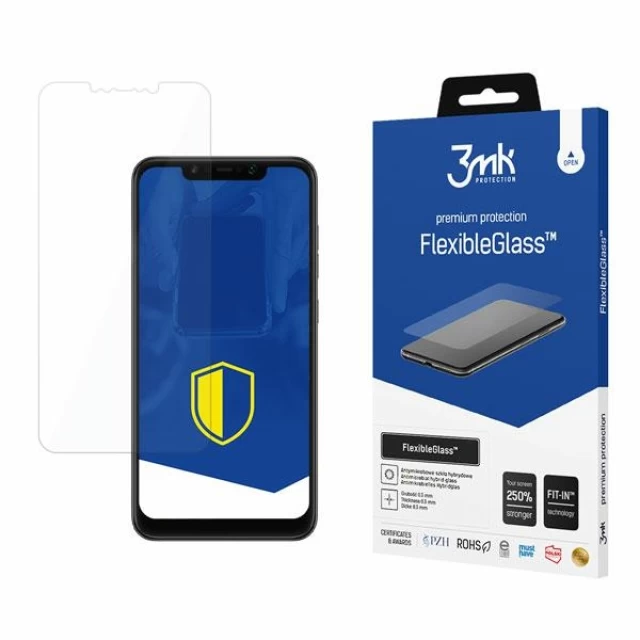 Захисне скло 3mk FlexibleGlass для Xiaomi Pocophone F1 Transparent (5903108036740)