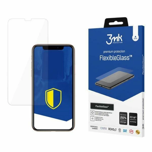 Захисне скло 3mk FlexibleGlass для iPhone XS Transparent (5903108037396)