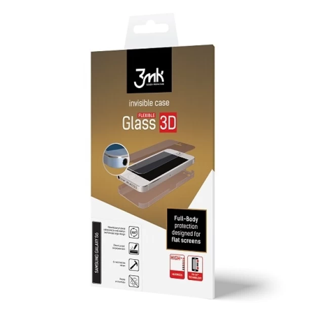 Гибридное защитное стекло 3mk FlexibleGlass 3D для Samsung Galaxy J6 Plus (J610) (2018) (5903108042024)