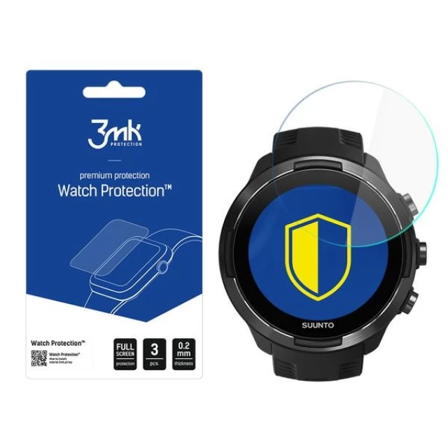 Захисне скло 3mk FlexibleGlass Lite для Suunto 9 Transparent (3 Pack) (3mk Watch FG(87))