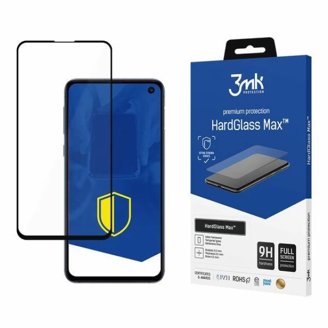 Захисне скло 3mk HardGlass Max для Samsung Galaxy S10e Black (5903108055895)