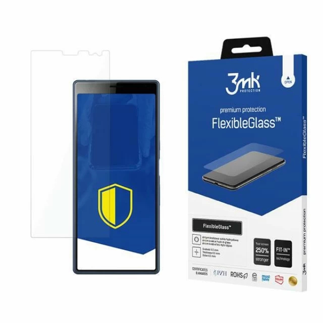 Защитное стекло 3mk FlexibleGlass для Sony Xperia 10 Plus (5903108073417)