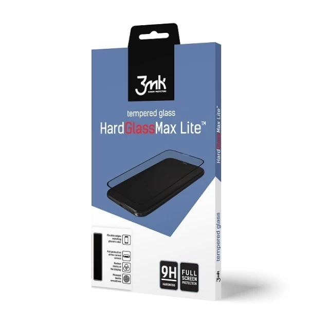Захисне скло 3mk HardGlass Max Lite для Huawei P30 Lite Black (5903108086790)