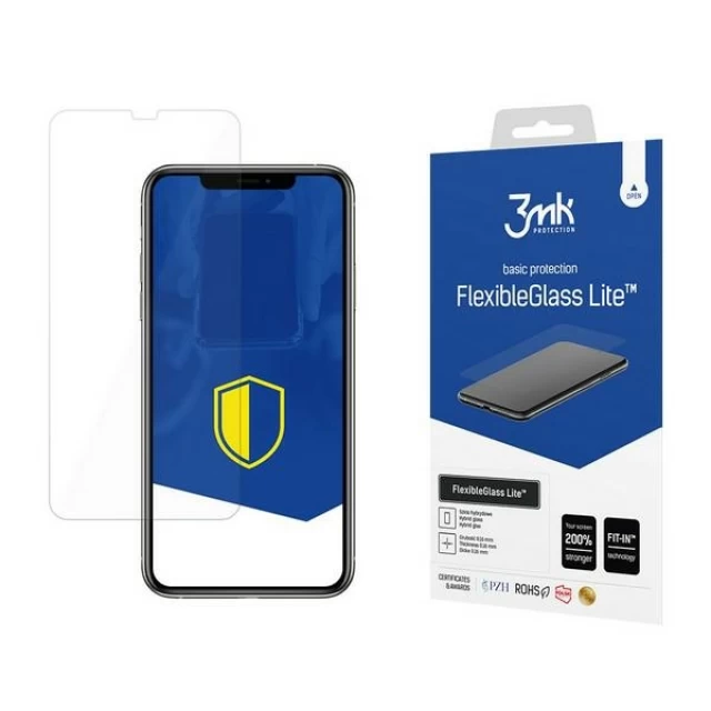 Защитное стекло 3mk FlexibleGlass Lite для iPhone 11 Pro Max Transparent (5903108133036)