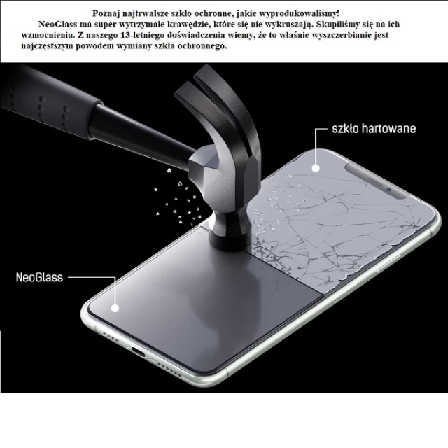 Захисне скло 3mk NeoGlass для iPhone 8/7 Black (5903108205849)
