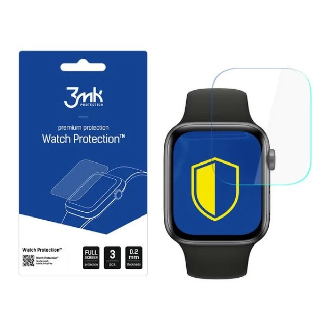 Защитная пленка 3mk ARC Plus для Apple Watch 4 40 mm Transparent (3 Pack) (5903108210720)
