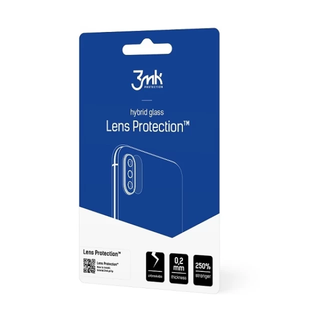 Защитное стекло для камеры 3mk Lens Protection для Motorola Moto G8 Plus Transparent (4 Pack) (5903108221252)