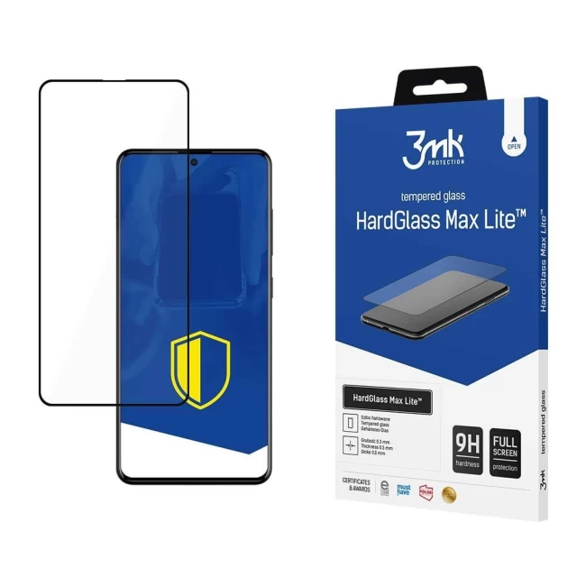 Защитное стекло 3mk HardGlass Max Lite для Samsung Galaxy A51 5G/A51 Black (5903108221337)