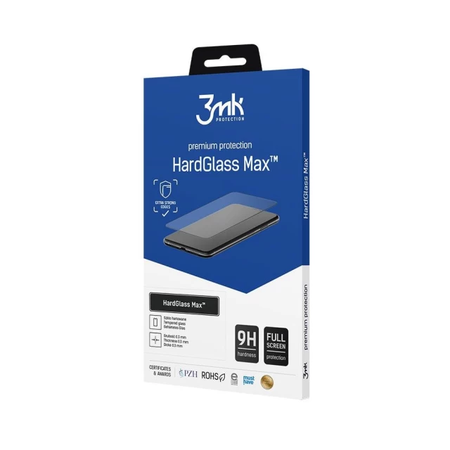 Защитное стекло 3mk HardGlass Max для Samsung Galaxy S20 Ultra Black (5903108226769)