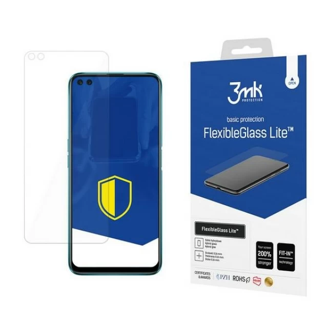 Защитное стекло 3mk FlexibleGlass Lite для Realme 6 Transparent (5903108250351)