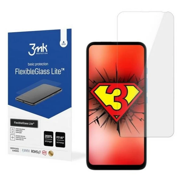 Захисне скло 3mk FlexibleGlass Lite для Motorola One Fusion Plus Transparent (5903108299558)