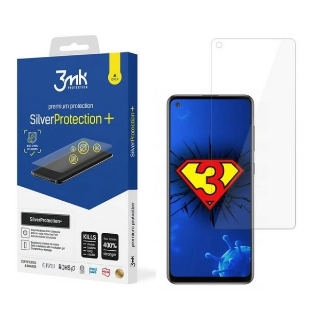 Защитное стекло 3mk SilverProtection Plus для Samsung Galaxy A21s Transparent (5903108303354)