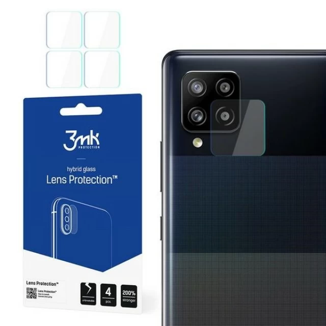 Защитное стекло для камеры 3mk Lens Protection для Samsung Galaxy A42 5G Transparent (4 Pack) (5903108305631)
