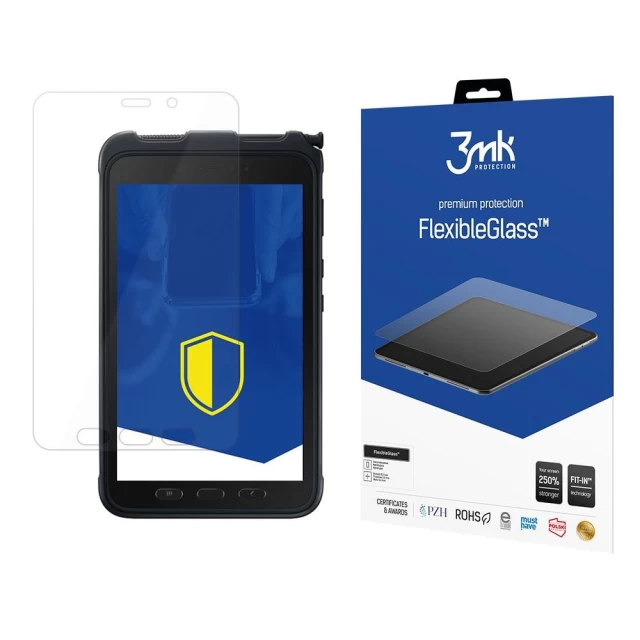 Защитное стекло 3mk FlexibleGlass для Samsung Galaxy Tab Active 3 8.0 Transparent (5903108339452)