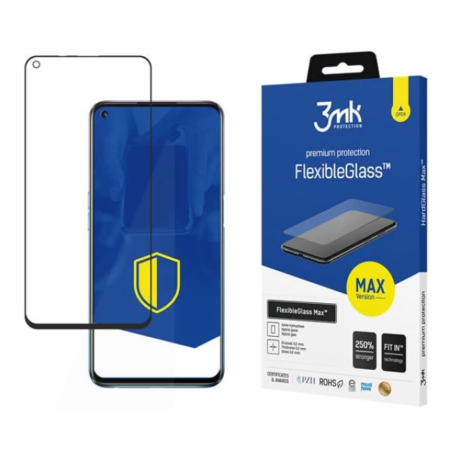 Защитное стекло 3mk HardGlass Max Lite для Oppo A54 5G Black (5903108342667)