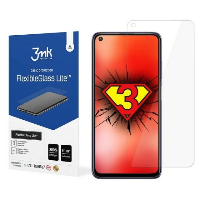 Защитное стекло 3mk FlexibleGlass Lite для Xiaomi Redmi Note 9T 5G (5903108344388)