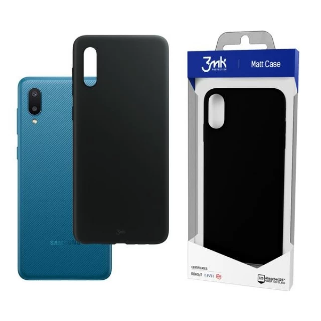 Чехол 3mk Matt Case для Samsung Galaxy M02 Black (5903108368780)