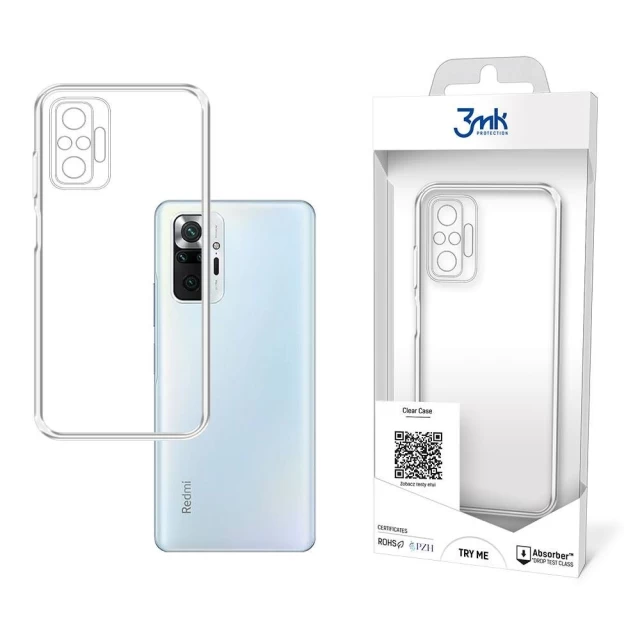 Чохол 3mk Clear Case для Xiaomi Redmi Note 10 Pro Transparent (3mk ClearCase(284))