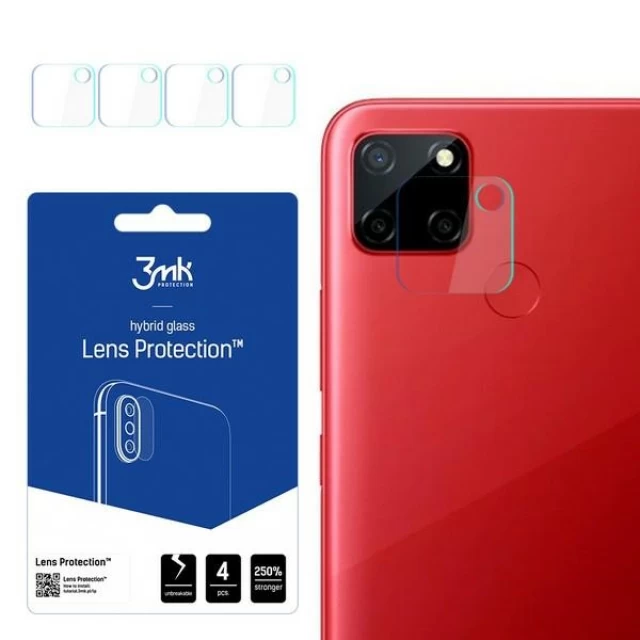 Захисне скло для камери 3mk Lens Protection для Realme C12 Transparent (4 Pack) (5903108372299)