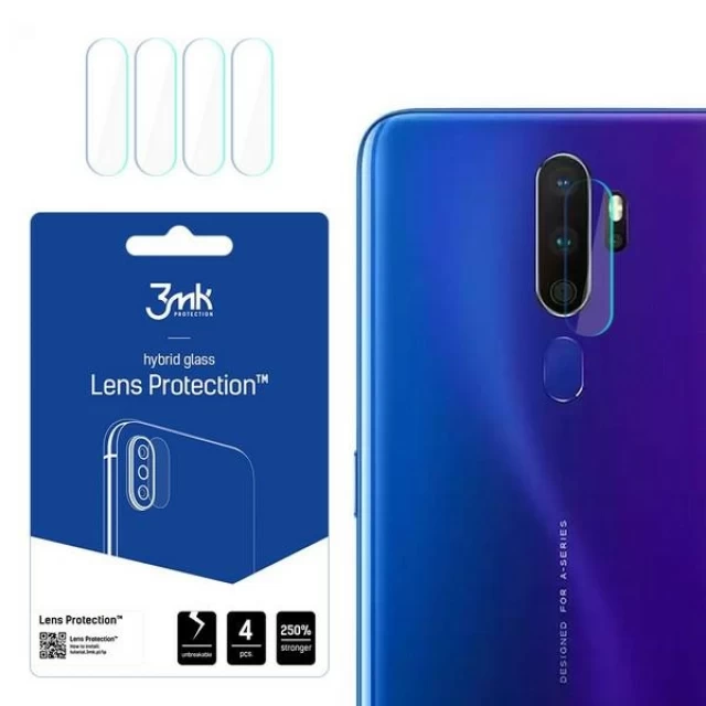 Захисне скло 3mk Lens Protection для камери Oppo A11x Transparent (4 Pack) (5903108372497)