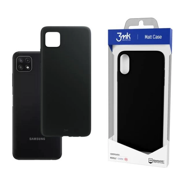 Чохол 3mk Matt Case для Samsung Galaxy A22 5G Black (5903108377812)