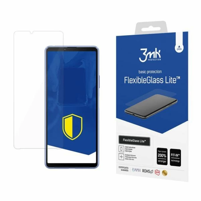 Защитное стекло 3mk FlexibleGlass Lite для Sony Xperia 10 III 5G (5903108386913)