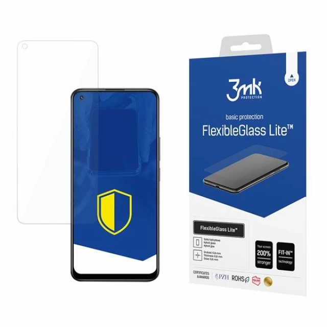 Защитное стекло 3mk FlexibleGlass Lite для Realme 8 5G Transparent (5903108387996)