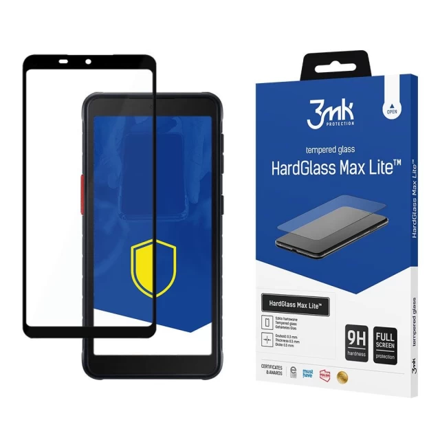 Защитное стекло 3mk HardGlass Max Lite для Samsung Galaxy Xcover 5 Black (5903108389822)