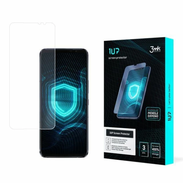 Защитная пленка 3mk 1UP для Asus Rog Phone 5 5G Transparent (3 Pack) (5903108392624)