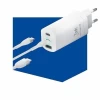 Сетевое зарядное устройство 3mk Hyper Charger 65W 2xUSB-C | USB-A White (3M003275-0)