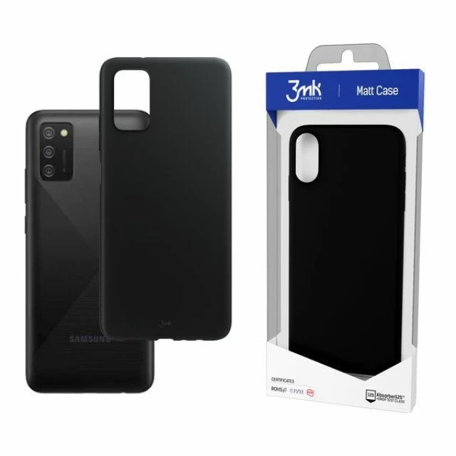 Чехол 3mk Matt Case для Samsung Galaxy A03s 4G Black (5903108411608)