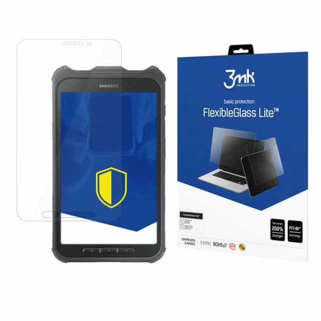 Захисне скло 3mk FlexibleGlass Lite для Samsung Galaxy Tab Active 2019 Transparent (5903108412452)