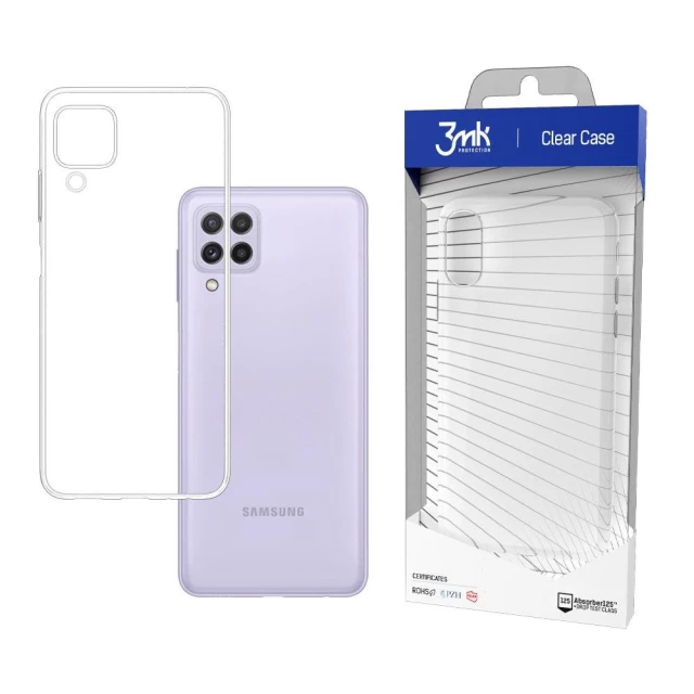 Чехол 3mk Clear Case для Samsung Galaxy A22 4G Transparent (5903108435024)