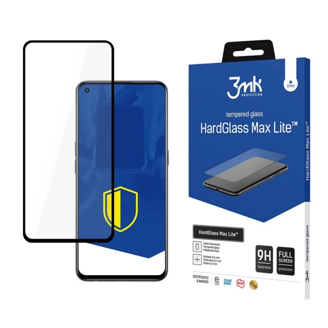 Захисне скло 3mk Hard Glass Max Lite для Realme GT Master Black (5903108437226)