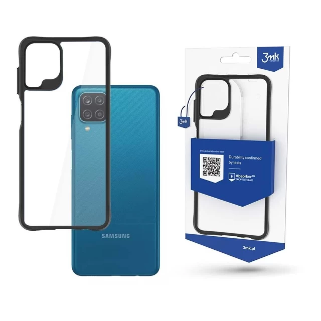 Чехол 3mk Satin Armor Case Plus для Samsung Galaxy A12 Transparent (5903108441971)