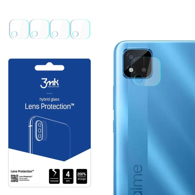 Захисне скло для камери 3mk Lens Protection (4 PCS) для Realme C11 2021 (5903108443128)