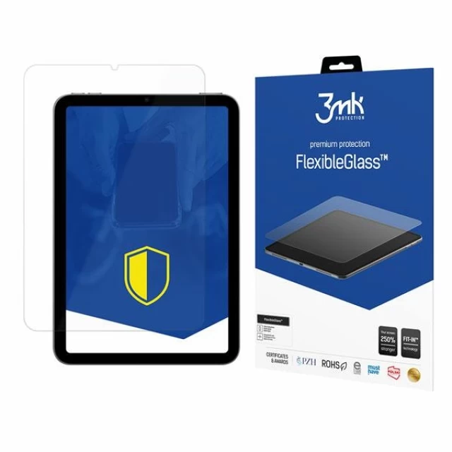 Захисне скло 3mk FlexibleGlass для iPad mini 6 Transparent (5903108443630)