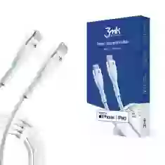 Кабель 3mk Hyper Silicone MFI USB-C to Lightning 1 m White (5903108444071)