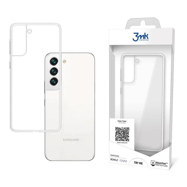 Чохол 3mk Clear Case для Samsung Galaxy S22 Transparent (3M003152-0)