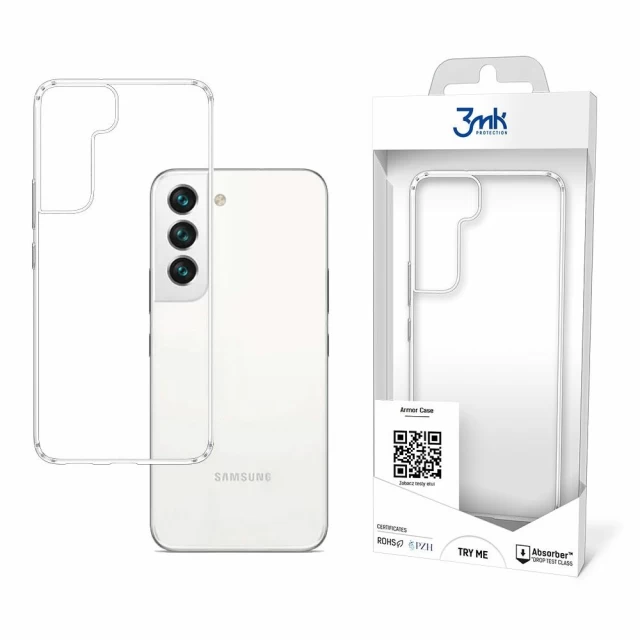 Чохол 3mk Armor Case для Samsung Galaxy S22 Transparent (3M003363-0)