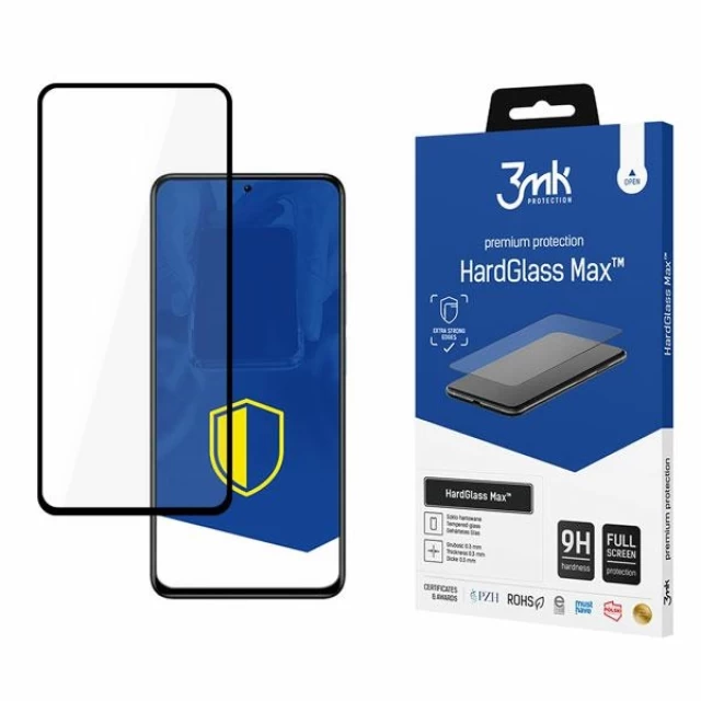 Защитное стекло 3mk HardGlass Max для Xiaomi Redmi Note 11 Pro 4G | 5G Black (5903108447317)