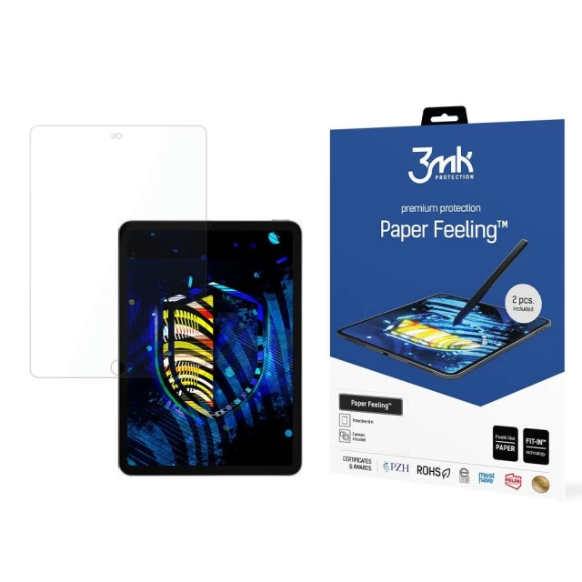 Светоотражающая пленка 3mk PaperFeeling для iPad Air 9.7 Transparent (2 pack) (5903108448314)
